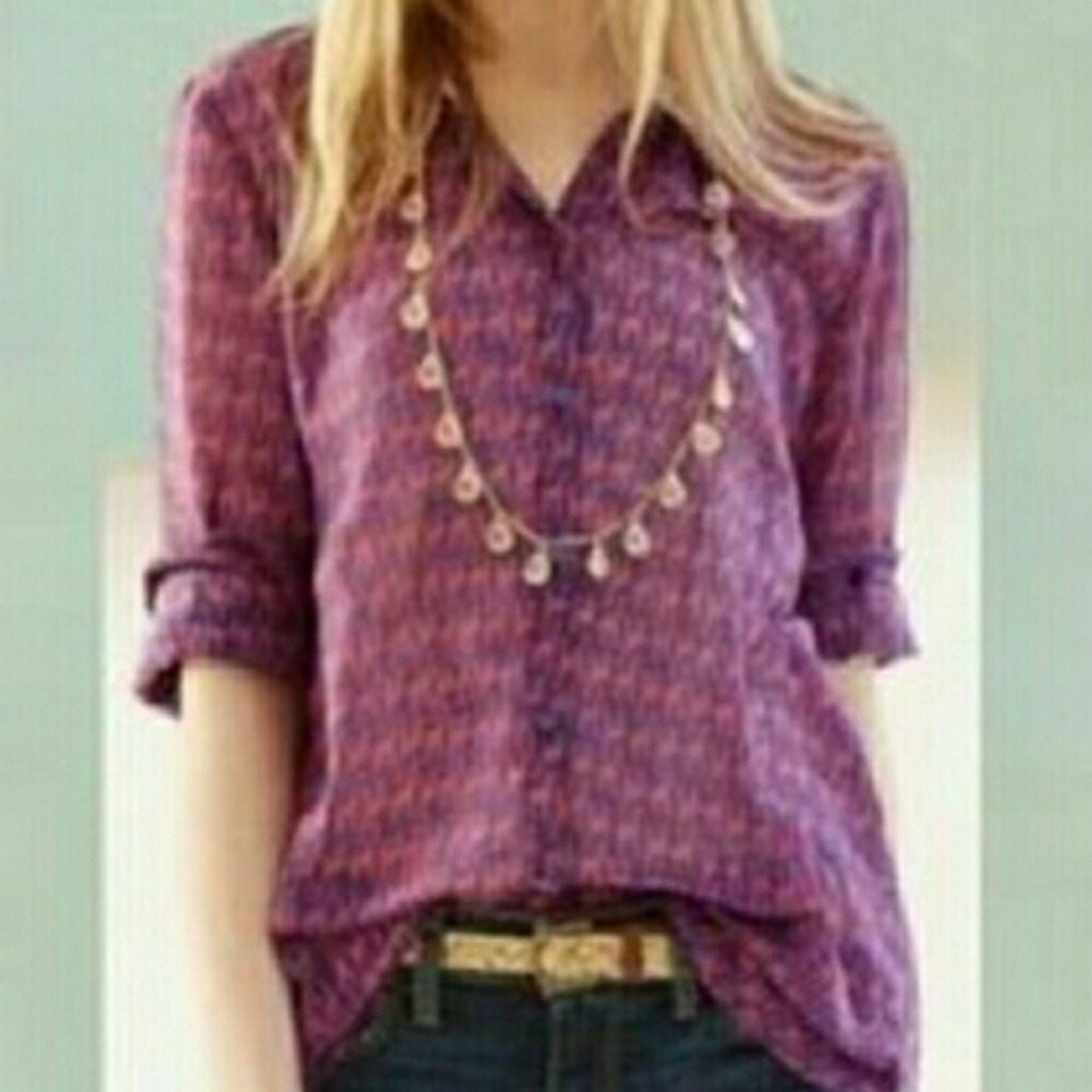 Hei Hei Anthro Day Trip Button Down